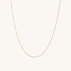 Mejuri 14k Gold Barrel Chain Necklace